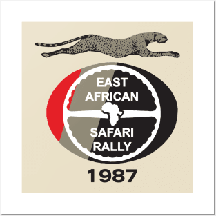 East African Safari Rally 1987 Posters and Art